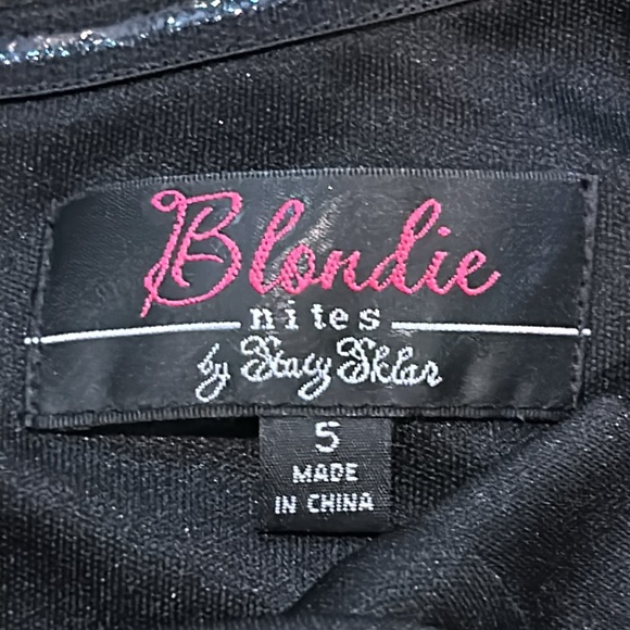 Blondie Nites Juniors Long Ballgown Dress Halter Prom Black Tie Formal size 5 - Picture 6 of 17